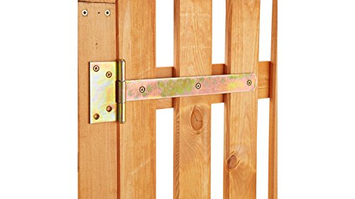PROMADINO Set: Pergola Ben, mit Tür, honigbraun, B/T/H: 200/65/208 cm - 5