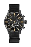 Jacques Lemans Herren-Armbanduhr XL Chronograph Quarz Nylon 1-1749C