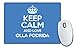 Price comparison product image BLUE Keep Calm and Love Olla Podrida Mouse Mat COLOUR 2715