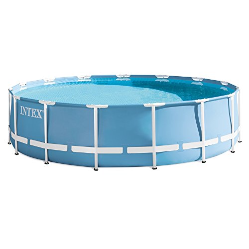 Intex Set Pool Prism Frame 4 M57 x 1 M07, Light Blue, 457 x 457 x 107 cm, 14,614,, 28734 NP