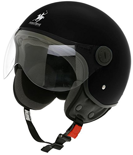 Scotland Casco Jet/D Con Funda Removible, Negro, 57-58 (M)