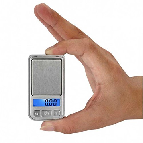 Mini Scale, HARRYSTORE 0.01g-200g Tragbare LCD Ultradünne Schmucksache Droge Digital Taschen Skala - 5