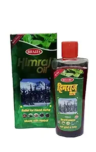 Bhajja Himraj Hair Oil Relief for Head Ache Made with Herbal