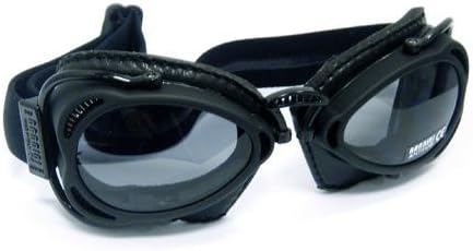 Nannini Hot Rod Motorcycle Goggles - Black