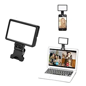 Video Conferencing Lighting, LED Video Light Portable Photography Lighting Streaming Filming Light Selfie Light for YouTube, Zoom Meetings, TikTok Live Streaming, Makeup