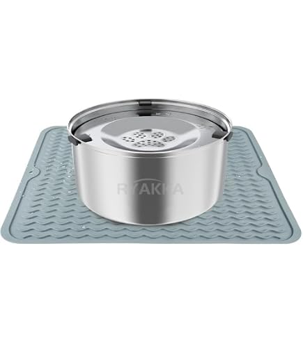 UPSKY 2 L Hundewassernapf – Auslaufsicher & Mit Schwimmscheibe – Perfekt Für Auto, Reisen Oder Zu Hause – Transparent & Rutschfest