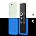 Produktbild Remote Schutzhülle Hülle Ersatz für Apple TV 4K/4th/5th Generation 32gb 64 gb Siri Fernbedienung-Neueste[Anti-Rutsch][Leicht zu Verfolgen][Langlebig] Stoßfest Silikon Tasche Case Cover-Glowblue