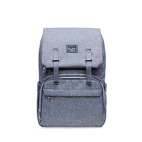 Preisvergleich Produktbild Wickeltasche Rucksack Multifunktionale Wasserdichte Baby-Verbandtasche, YANWE Reisewindel Tasche Baby Pflege, Große Kapazität, Grau(Gray)