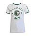 Produktbild Fashion 4 Less Neue Damen WM 2014 Printed Top National Football Soccer T Shirt.34-40 (36 (UK-10), Algeria White)