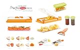Slings Premium 14 pcs Magic Dicer Chopper Set With Peeler, Grator, Slicer Vegetables & Fruits Cutter (Multicolor) RS.465 (69.00% Off) - Amazon