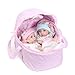 Produktbild NPK Collection 2pc lebensecht baby lebendig zwillinge abwaschbare voller silikon - puppe spielzeug geschenk, jungen und mädchen 11inch 25cm Korb von Baden - puppe