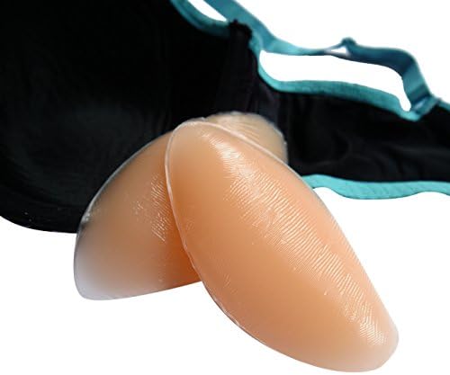 Jo Thornton Style 2 - NEED A LIFT? - Lovely small cleavage lifter. Silicone Breast Enhancers ("Chicken Fillets") - Suitable for AA, A and B cups - 160g Pair - White Flesh
