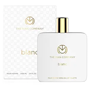 The Man Company Blanc EDT (Eau de Toilette) - 100 ml | Perfume For Men | Long Lasting Fragrance | Premium Body Spray For Men