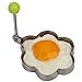 Produktbild wortek Eierform Edelstahl Spiegelei Form Omelett Former Pfannkuchen Eierkuchen Ring Bratform Eierring Kreis Blume