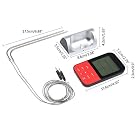 Grillthermometer Digital Wasserabweisend 5S Barbecue Grill Thermometer Fleischthermometer, LED-Anzeige – Bild 3