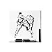 Produktbild Wandaufkleber Sport Karate Martial Arts Kämpfen Kämpfer Vinyl Aufkleber Tapeten Für Wohnkultur Wandaufkleber 45 * 60 cm alphabet tiere kunst für schlafzimmer wandaufkleber