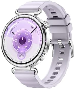 HUAWEI WATCH GT 6 GPS 41mm Smartwatch, Display AMOLED, Fino a 14 giorni, Ciclismo, Oltre 100 Modalità Sportive, iOS e Android, Funzione NFC, Monitoraggio della Salute a Lungo Termine, Lilla