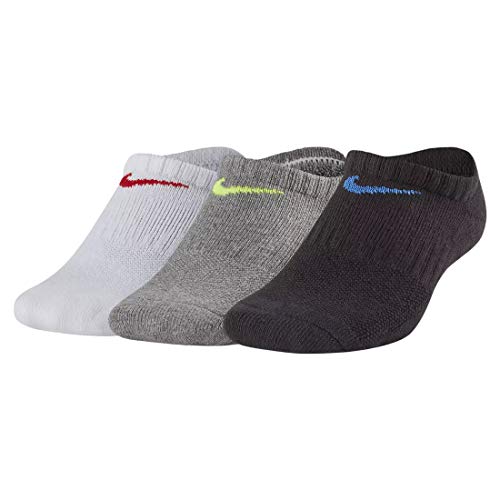 NIKEChildren's Performance Cushioned No-show Sock (Pack of 3)