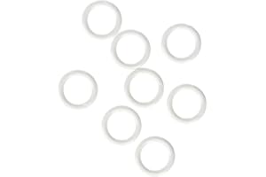 Gardinia - Cortina con Anillas, Color Blanco, 0,11 x 0,25 cm