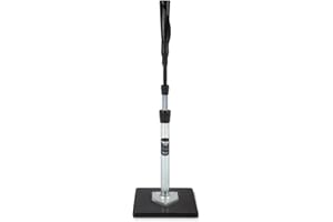TANNER Tee The Original Batting Tee – Adjustable Pro Hitting Tee for Baseball & Softball, Steel Shaft, Composite Base, Hand-Rolled Rubber Top, 26"-43" Height