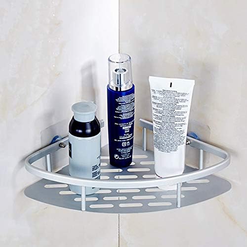 Dandeliondeme Storage Rack Aluminum Triangle Storage Rack Wall Mount Shelf Bathroom Shampoo Holder