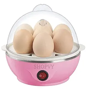 Shopvy Egg Boiler Electric Automatic Off 7 Egg Poacher for Steaming, Cooking Also Boiling and Frying (Multi Colour)