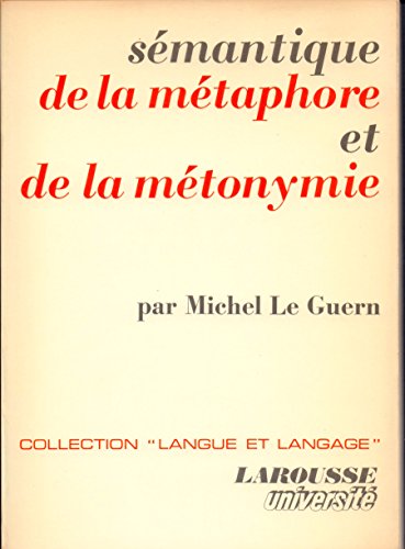 Download Sémantique de la métaphore et de la métonymie.