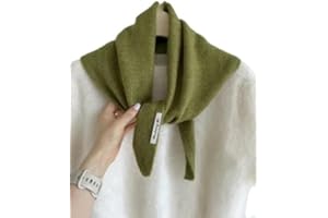 YJHLY Scarf Knitted Triangular Scarf Women Headscarf Knitted Scarf Multi-Functional Warm Knitted Scarf