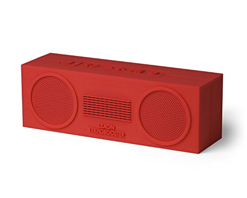 Preisvergleich Produktbild Lexon LA101R6 wiederaufladbarer TYKHO Booster Bluetooth Lautsprecher rot