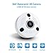 Produktbild Anni Home 3.0 MP WiFi Sicherheitskamera System 360 Grad Indoor Wireless Panorama IP Kamera, HD Fisch Augenlinse weiten Blickwinkel, P2P, Zwei Wege Audio & Nacht Vision