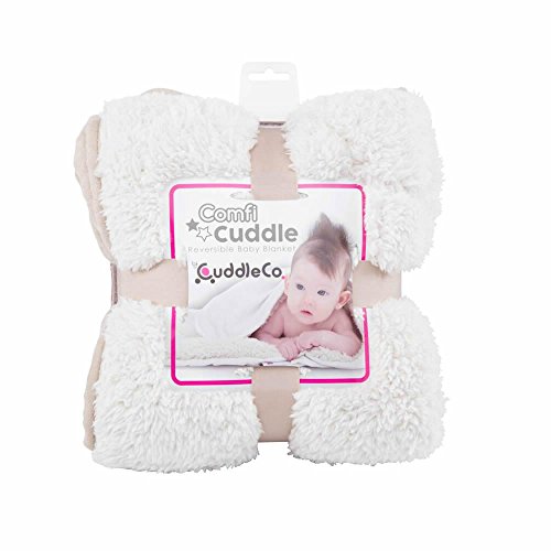 Comfi Cuddle Reversible Baby Blanket Super Soft - Mink Beige