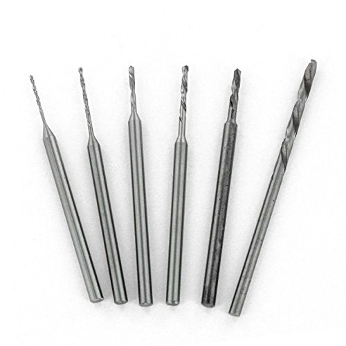 Rotacraft2.35 mm Shank Drills Asstd, Pack of 6