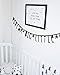 DIY Letter Banner in Black - A Little Lovely Company