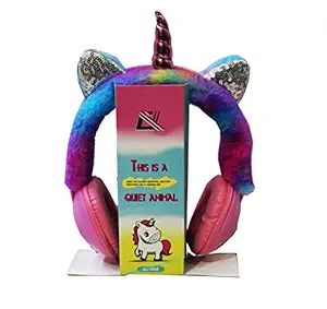 ART BOX ARTBOX Wired In Ear Cat Style Universal Jack Birthday Gift Headphones for Girls with Mic (Multicolor)