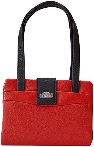 Bagabook Red Black Design Classic Line, Handbag Purse Style Notepad Journal Book Cover Carrier
