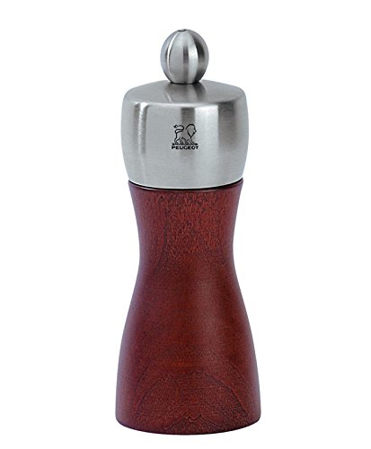 Peugeot 22501 Fidji Pfeffermühle Holz, 5,2 x 5,2 x 12 cm, kirsche