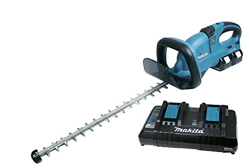 Preisvergleich Produktbild Makita DUH 551 Heckenschere mit 2 Akku 5 Ah und Doppelladegerät