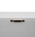 Praktischer Wandorganizer mit Schlüsselbrett und 2 Holztaschen, 6 Metallhaken, Holz Flur Diele Dekoration – Weiß - 4