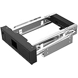 ORICO 5.25 Inch Trayless Hot Swap Bay Rack Compatible for 3.5 Inch SATA I/II/III Hard Drive - PC Bay SATA Adapter Converter C