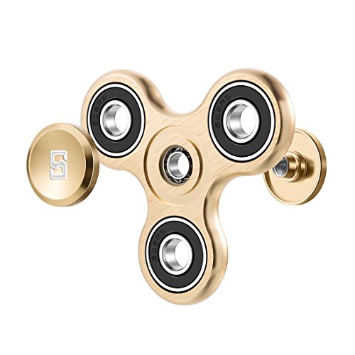 Tri zappeln Hand Spinner Spielzeug, Stress Reducer Ultra Durable High Speed Keramik Kugellager zappeln Finger Spielzeug – Perfekt für hinzufügen/ADHD/Angst/Autismus und Stress Relief Erwachsene Kinder, Büro Schreibtisch Gadget - 3