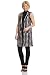 Roman Originals Women's Stripe Longline Gilet - 14