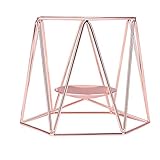 Geometrischer Metall-Kerzenhalter, einzigartiges Aussehen schafft ein romantisches und elegantes Ambiente.