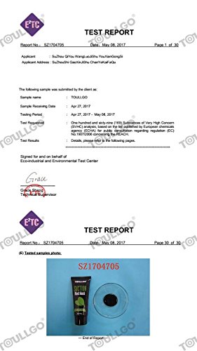 Peel off Maske, Black Mask Mitesser, Black Head Maske, Mitesser Gesichtsmaske, Gesichtsmasken Schwarz Black Mask, Blackhead Remover Mask, Black Mud Mask Mitesser, ToullGo® Peel off Maske Tiefenreinigung Pore Acne Peel Purifying Black Head anti Akne Reißen-Typ Mask Blackhead Killer (60g) - 5