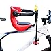 Produktbild Ljdgr Fahrradzubehör Baby Fahrradsitz Fahrrad Baby Sicherheitssitz Fahrrad Kindersitz Mit Armlehne Und Pedal (Color : Red)