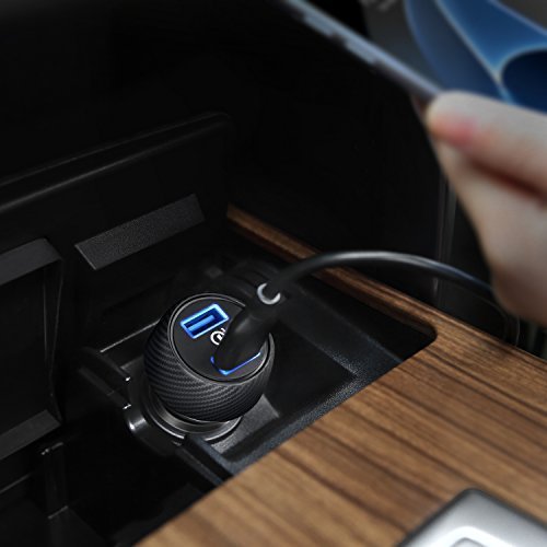 Anker PowerDrive Speed 2 39W Auto LadegerÃ¤t, 2 Port Kfz LadegerÃ¤t mit Quick Charge 3.0 und PowerIQ fÃ¼r Samsung Galaxy / Note/ S9, iPhone, iPad, HTC, LG, Smartphones, Tablets, Powerbank und mehr