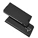 Produktbild Galaxy A6 Plus 2018 Hülle, KKEIKO® Galaxy A6 Plus 2018 Leder Handyhülle Schutzhülle [ mit Gratis Panzerglas Schutzfolie ], Stoßsichere Lederhülle Brieftasche case für Samsung Galaxy A6 Plus 2018 - Schwarz