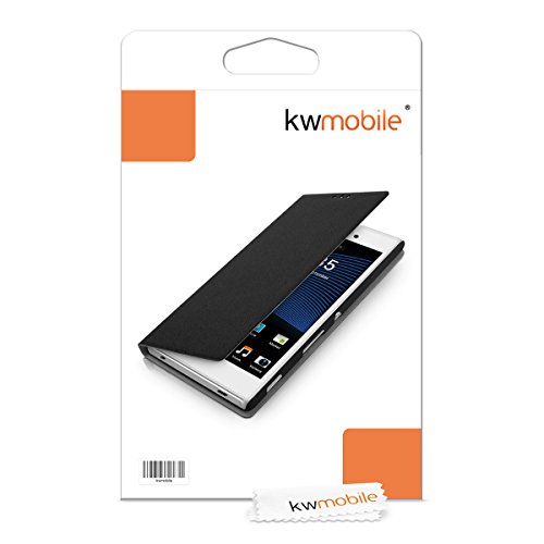 kwmobile Funda para Sony Xperia T3 Style - Carcasa con Tapa Tipo Libro para m vil - Case Protector en Negro reviews kwmobile Funda para Sony Xperia T3 Style - Carcasa con Tapa Tipo Libro para m vil - Case Protector en Negro
