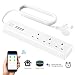 Produktbild ONEVER Wi-Fi-Erweiterung Sockel Smart-USB-externe Steckdosenleiste 3 Steckdosen und 4 USB-Lade Potrs Getrennt Steuer Mobile Fernbedienung Unterst¨¹tzung Alexa / Google Voice Control / Timier Funktion Kompatibel mit Alexa f¨¹r iOS Android-UK