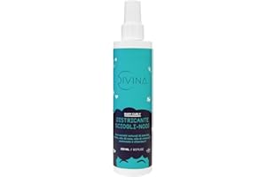 DIVINA BLK Spray districante scioglinodi senza risciacquo Baby Curly bambini con capelli afro e ricci con aloe bio, miele, olio di rosa, olio di vinaccioli (250ml)