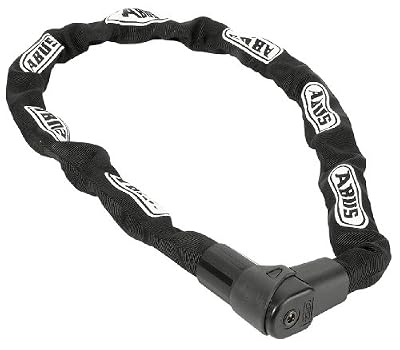 ABUS Schloss-Ketten-Kombi City Chain 1010/170 incl. Leuchtschlüssel, Automatisches Verdeck, Code Ca